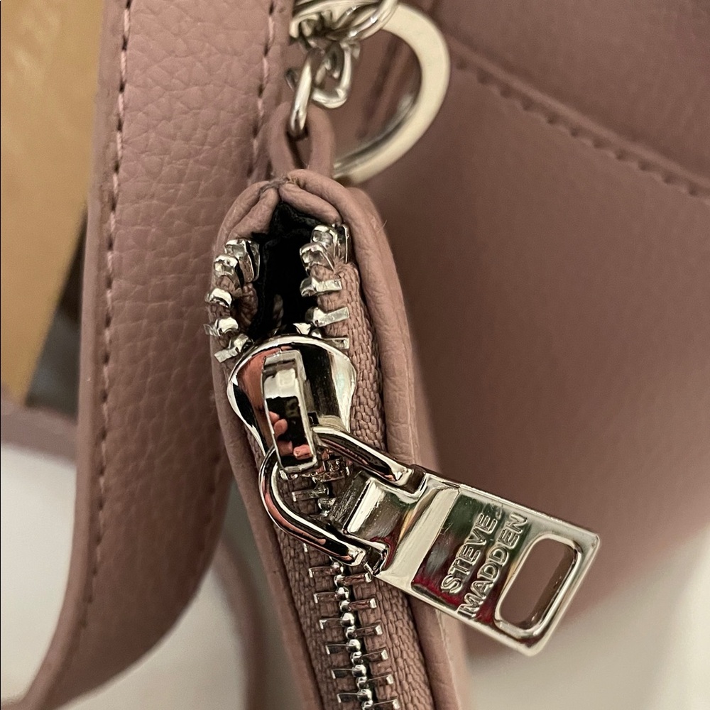 Steve Madden BBlair Mauve Satchel Bag - Picture 10 of 14